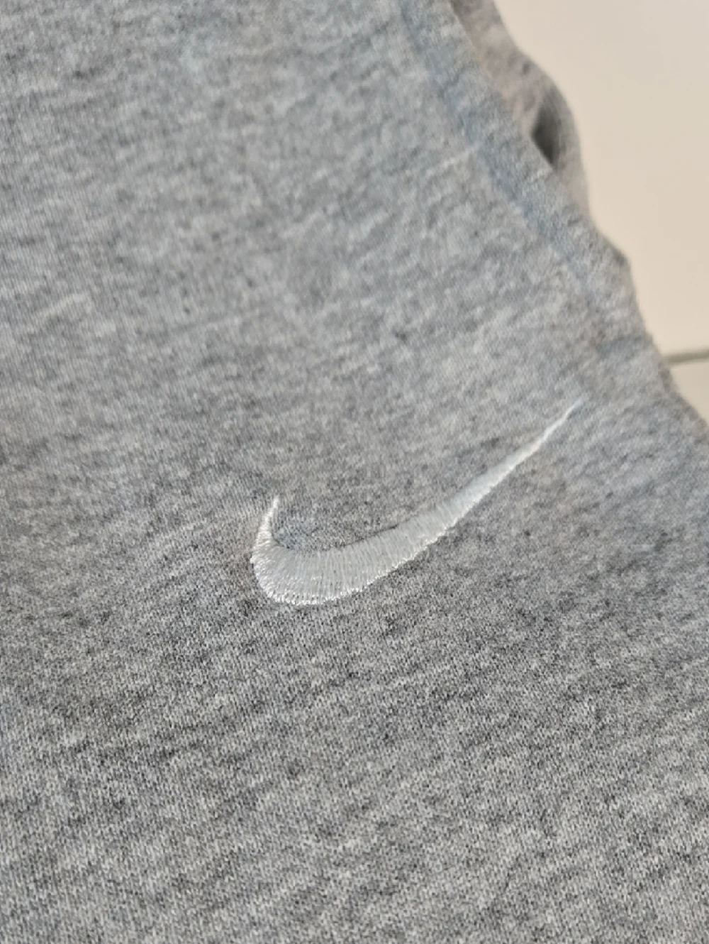 Vintage Nike 90s Heather Gray Fleece Sweatpants Embroidered Swoosh Women’s M USA